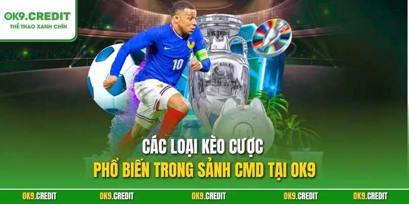 Sảnh CMD OK9 – Đỉnh Cao Cá Cược Thể Thao Với Thưởng Cực Lớn 4 Các loại kèo cược phổ biến trong Sảnh CMD tại OK9